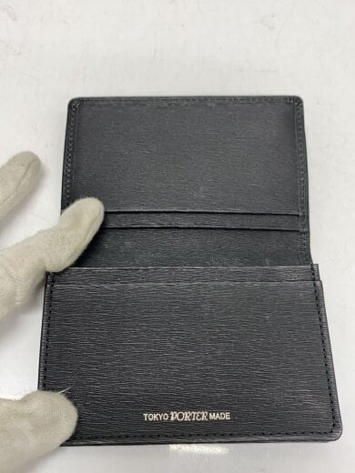 商品画像：CURRENT/カードケース/レザー/BLK/メンズ/052-02207 4