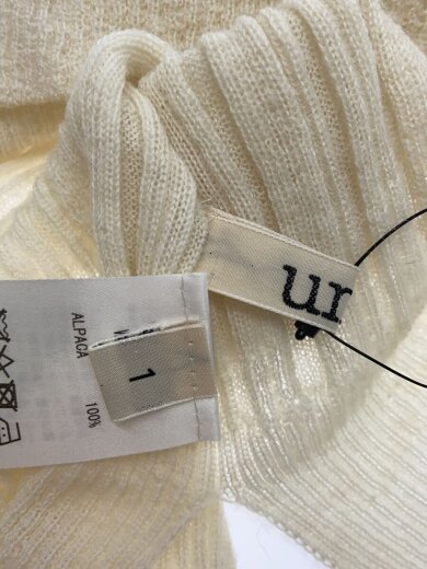 商品画像：royal baby alpaca random ribbed-knit/1/アルパカ/WHT/WFFL-UW106 3