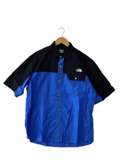 商品画像：S/S NUPTSE SHIRT_ショートスリーブヌプシシャツ/L/ナイロン/BLU 1