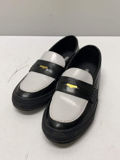 商品画像：コインローファー/24cm/BLK×WHT/31315090 2