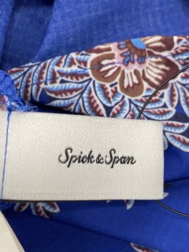 商品画像：24SS/LIBERTYティアードギャザースカート/38/ナイロン/BLU/総柄/ 4