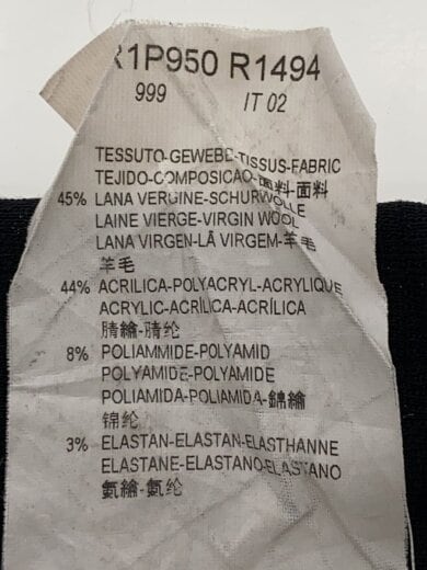 商品画像：ボトム/46/ウール/BLK/R1P950 6