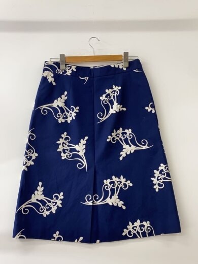 商品画像：ロングスカート/--/コットン/NVY/花柄/APD1 2019 4396 2