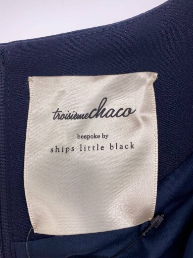 商品画像：長袖ワンピース/38/ポリエステル/NVY/無地/314-50-0943 3