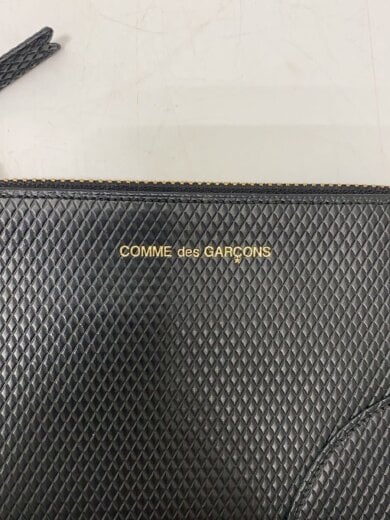 商品画像：ウォレットポーチ/カードケース/レザー/BLK/メンズ 3