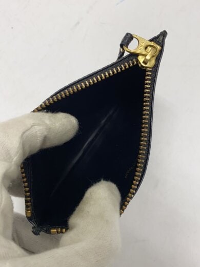 商品画像：ウォレットポーチ/カードケース/レザー/BLK/メンズ 4