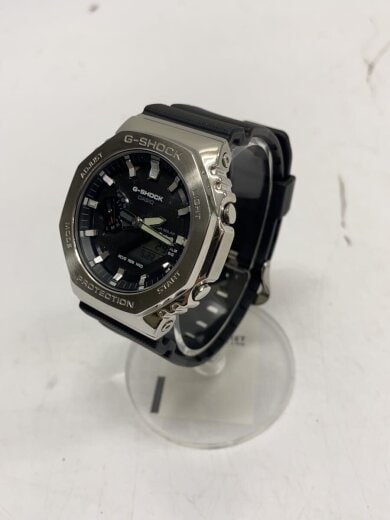 商品画像：ソーラー腕時計_G-SHOCK/デジアナ/ステンレス/GRY/BLK/SS 2