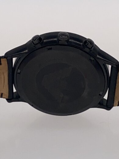 商品画像：クォーツ腕時計/アナログ/レザー/BLK/AR-2461 3