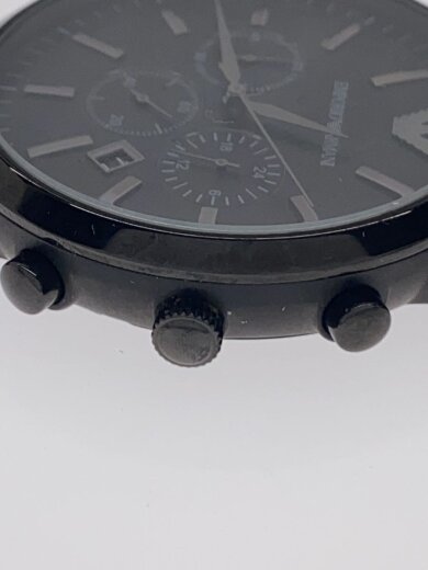 商品画像：クォーツ腕時計/アナログ/レザー/BLK/AR-2461 7