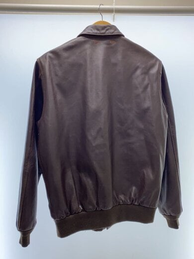 商品画像：レザージャケット・ブルゾン/L/牛革/BRW/6181061 2