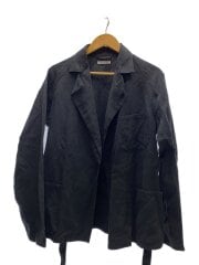 ジャケット/3/リネン/BLK/A75J02LP