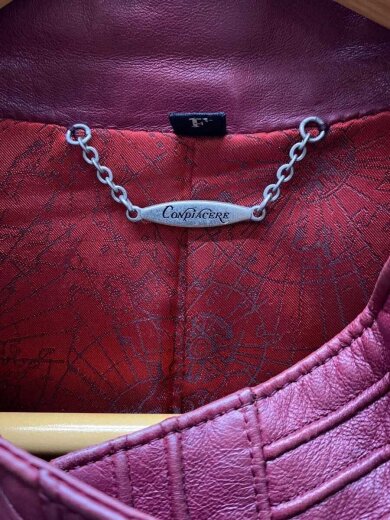 商品画像：CONPIACERE/チェスターコート/FREE/レザー/RED/無地/7045s 3