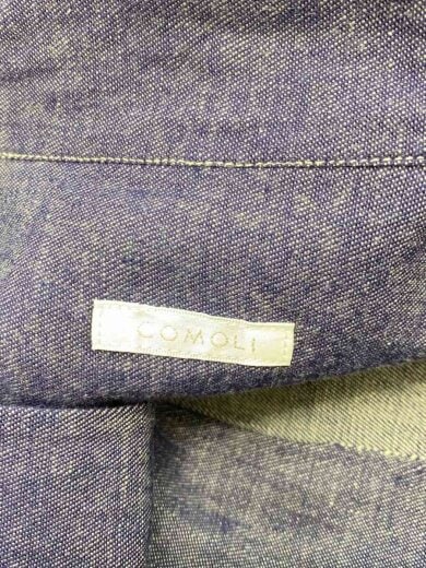 商品画像：パープル ダンガリーシャツ/長袖シャツ/3/コットン/IDG/Q03-02005 3