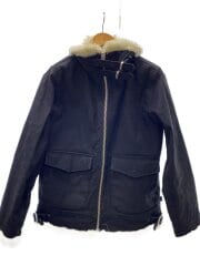 ジャケット/L/コットン/BLK/生地ヨゴレ有り