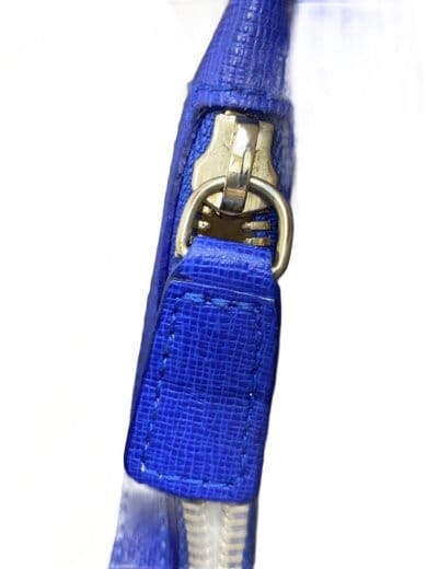 商品画像：ハンドバッグ/レザー/BLU/無地 9