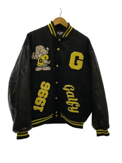 商品画像：スタジャン/L/ポリエステル/BLK/無地/113003 1