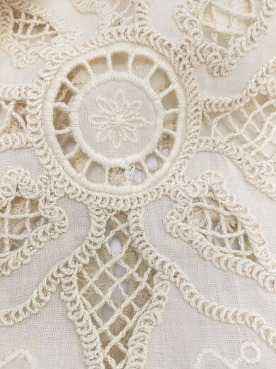 商品画像：HTAGE/半袖ブラウス/FREE/コットン/IVO/無地/112520442401 7