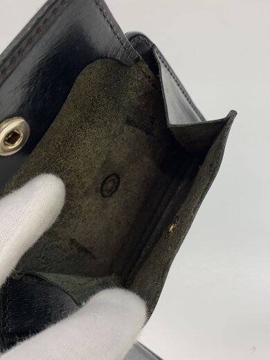 商品画像：2つ折り財布/レザー/BLK/無地/メンズ// 5