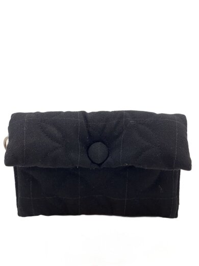 商品画像：ショルダーバッグ/コットン/BLK/チェック 1