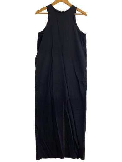 商品画像：ノースリーブワンピース/1/レーヨン/BLK/無地/cut out one-piece// 1