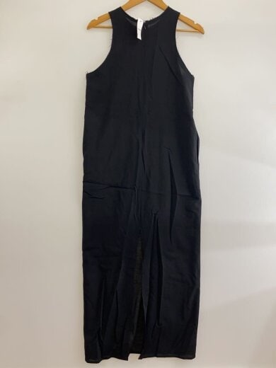 商品画像：ノースリーブワンピース/1/レーヨン/BLK/無地/cut out one-piece// 2