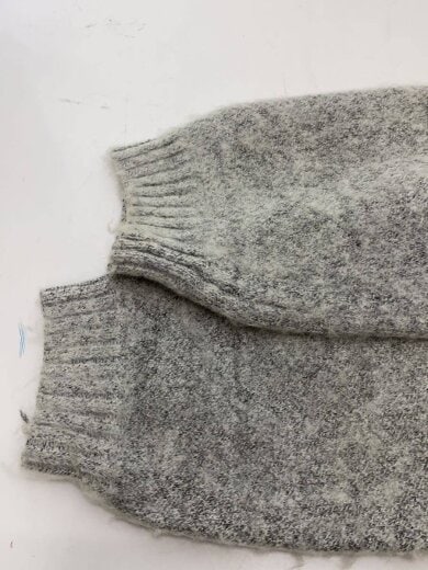 商品画像：カーディガン(厚手)/L/アクリル/GRY/ネイティブ柄/shaggy pattern cardigan 7