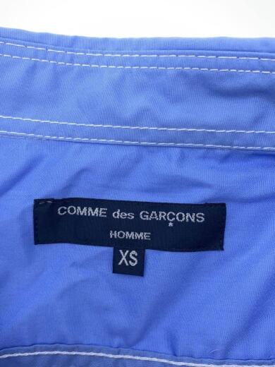 画像：COMME des GARCONS HOMME長袖シャツ/XS/コットン/BLU/hb-b1013