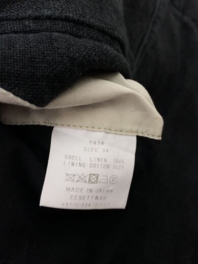 商品画像：ボトム/34/リネン/BLK/T036 6