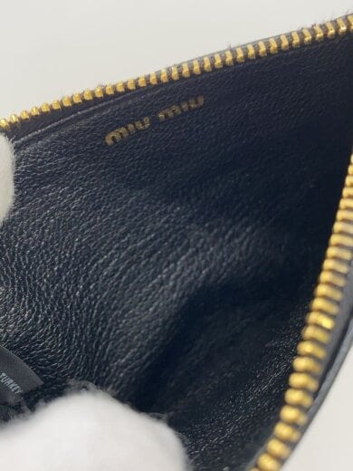 商品画像：カードケース/レザー/BLK/無地/レディース// 4