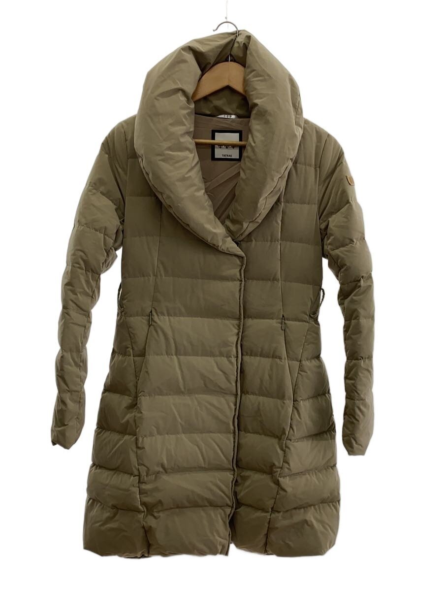 TATRAS / ロングダウンジャケット/2/ポリエステル/CML/無地/lta14a4286