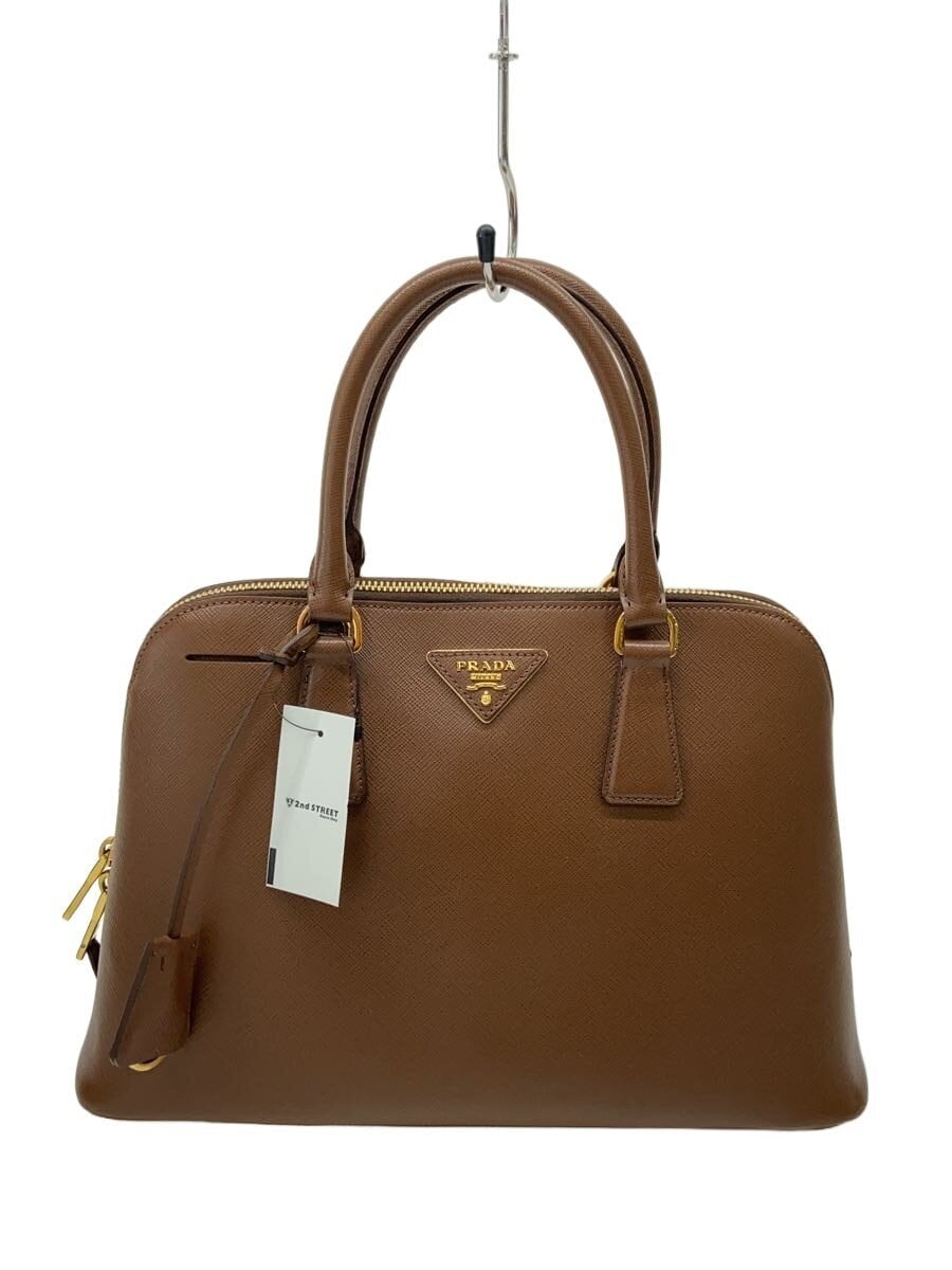PRADA / ハンドバッグ/レザー/BRW/BL0837