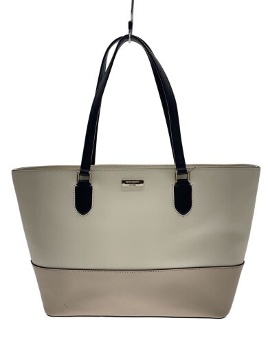 商品画像：トートバッグ/レザー/WHT 1