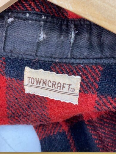 商品画像：長袖シャツ/--/ウール/RED/チェック/40s 3