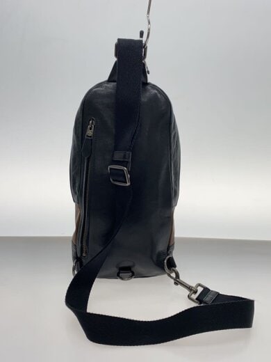 商品画像：ウエストバッグ/レザー/BRW/無地/72096 3