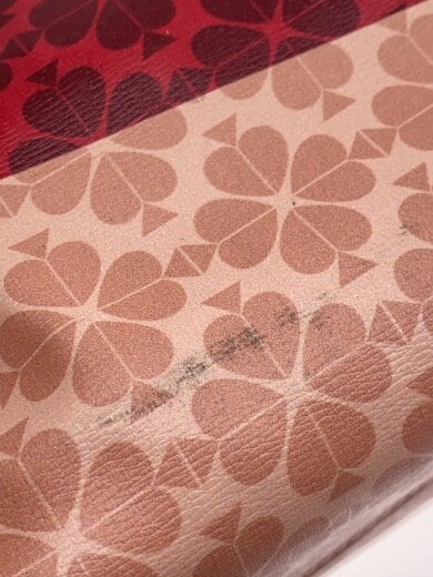 商品画像：トートバッグ/レザー/RED/総柄/PXRUA978 7