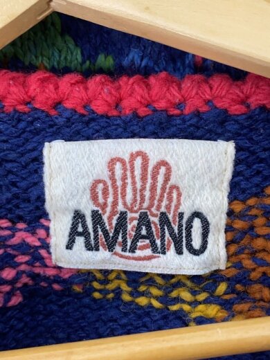 商品画像：カーディガン(厚手)/--/ウール/NVY/総柄 3