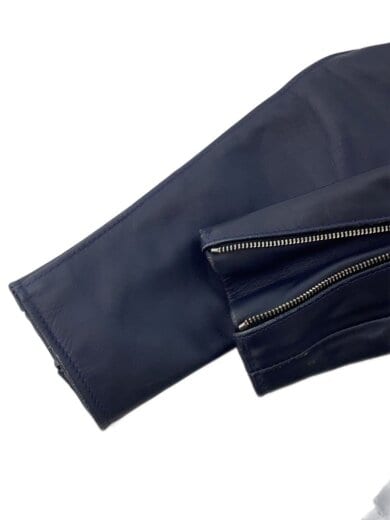 商品画像：ダブルライダースジャケット/36/レザー/NVY/7164 5