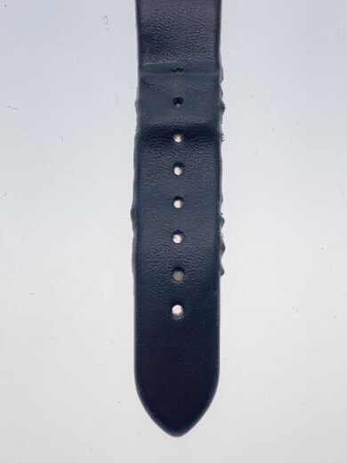 商品画像：クォーツ腕時計/アナログ/レザー/SLV/BLK/SS 5