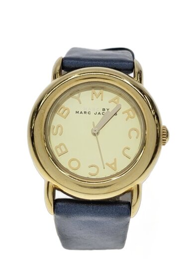 商品画像：クォーツ腕時計/アナログ/レザー/GLD/NVY/SS/MBM1221 1