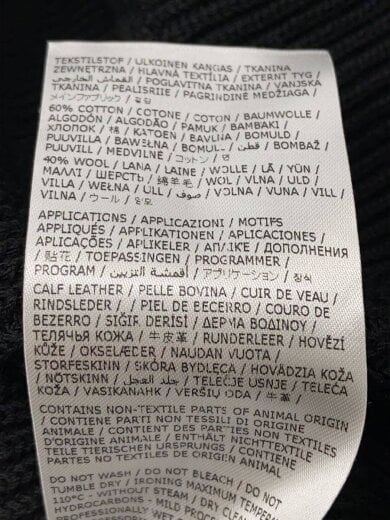 商品画像：カーディガン(厚手)/S/コットン/BLK/SI1HA0013S17781 5