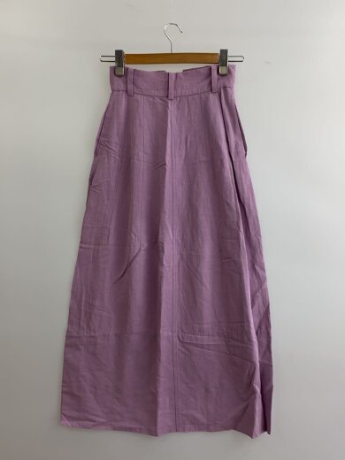 商品画像：ロングスカート/O/レーヨン/PNK/無地/KSK25-RLC 2