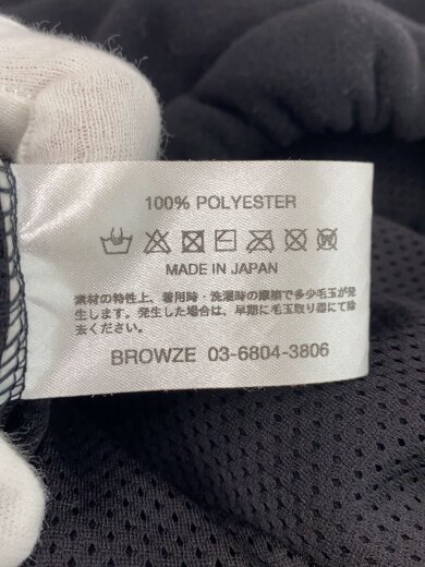 商品画像：フリースジャケット/M/ポリエステル/BLK/aw25brenjk02lp 4