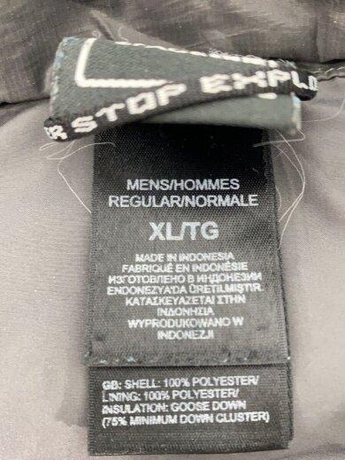 商品画像：ダウンジャケット/XL/ポリエステル/GRY 3