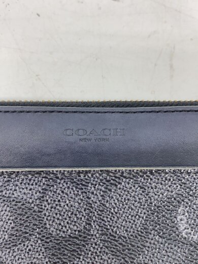 商品画像：長財布/レザー/BLK/総柄/メンズ 3