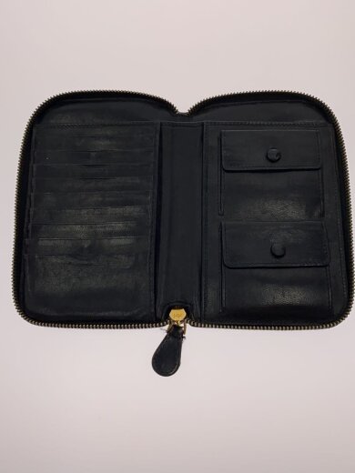 商品画像：イントレチャート/2つ折り財布/レザー/BLK/メンズ/183621// 3
