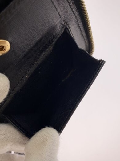 商品画像：イントレチャート/2つ折り財布/レザー/BLK/メンズ/183621// 4