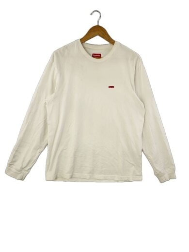 商品画像：BOX LOGO/長袖Tシャツ/S/コットン/WHT// 1