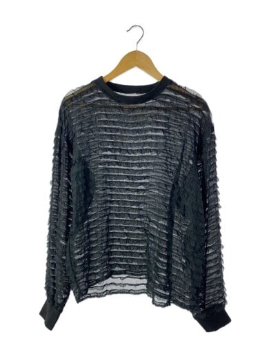 画像：provoke長袖Tシャツ/FREE/ポリエステル/BLK/無地/PV-030053//1