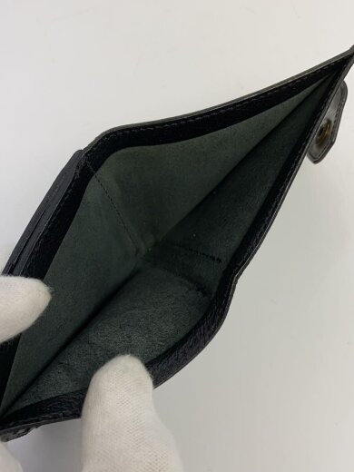 商品画像：2つ折り財布/レザー/BLK/メンズ 6