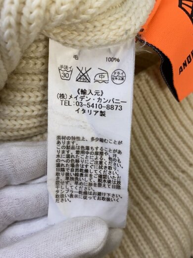 商品画像：ニット・セーター(厚手)/SS/ウール/CRM 5